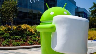 Muñeco Android con Marshmallow
