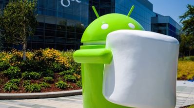 Muñeco Android con Marshmallow