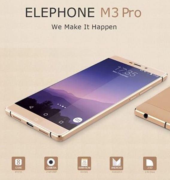 Carcasa del Elephone M3 Pro