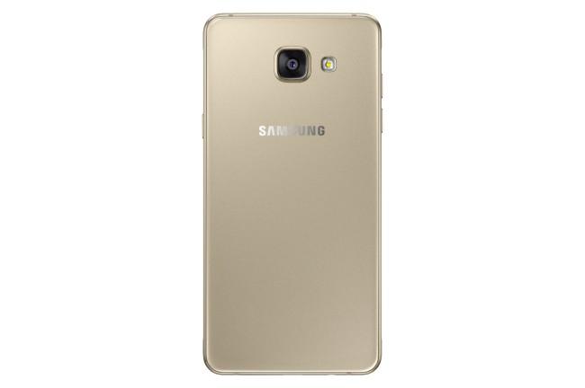 Samsung Galaxy A5 dorado trasera