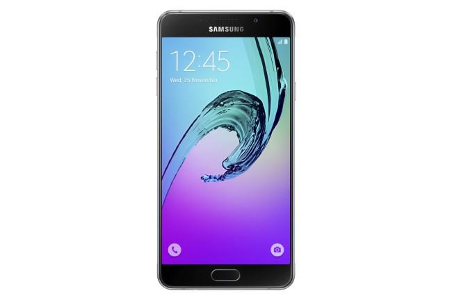 Samsung Galaxy A7 negro delante