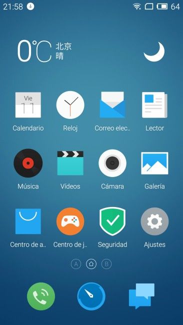 Escritorio del Meizu PRO 5