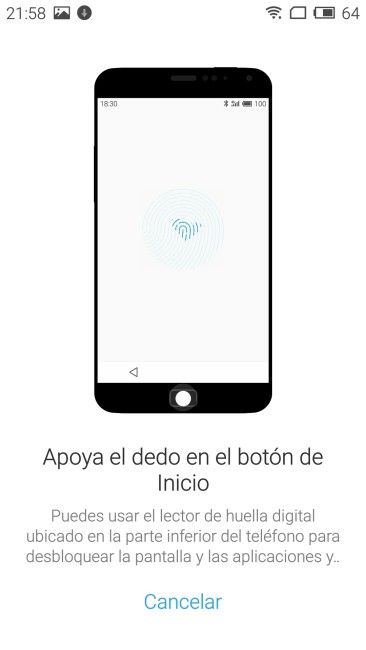 Huellas del Meizu PRO 5
