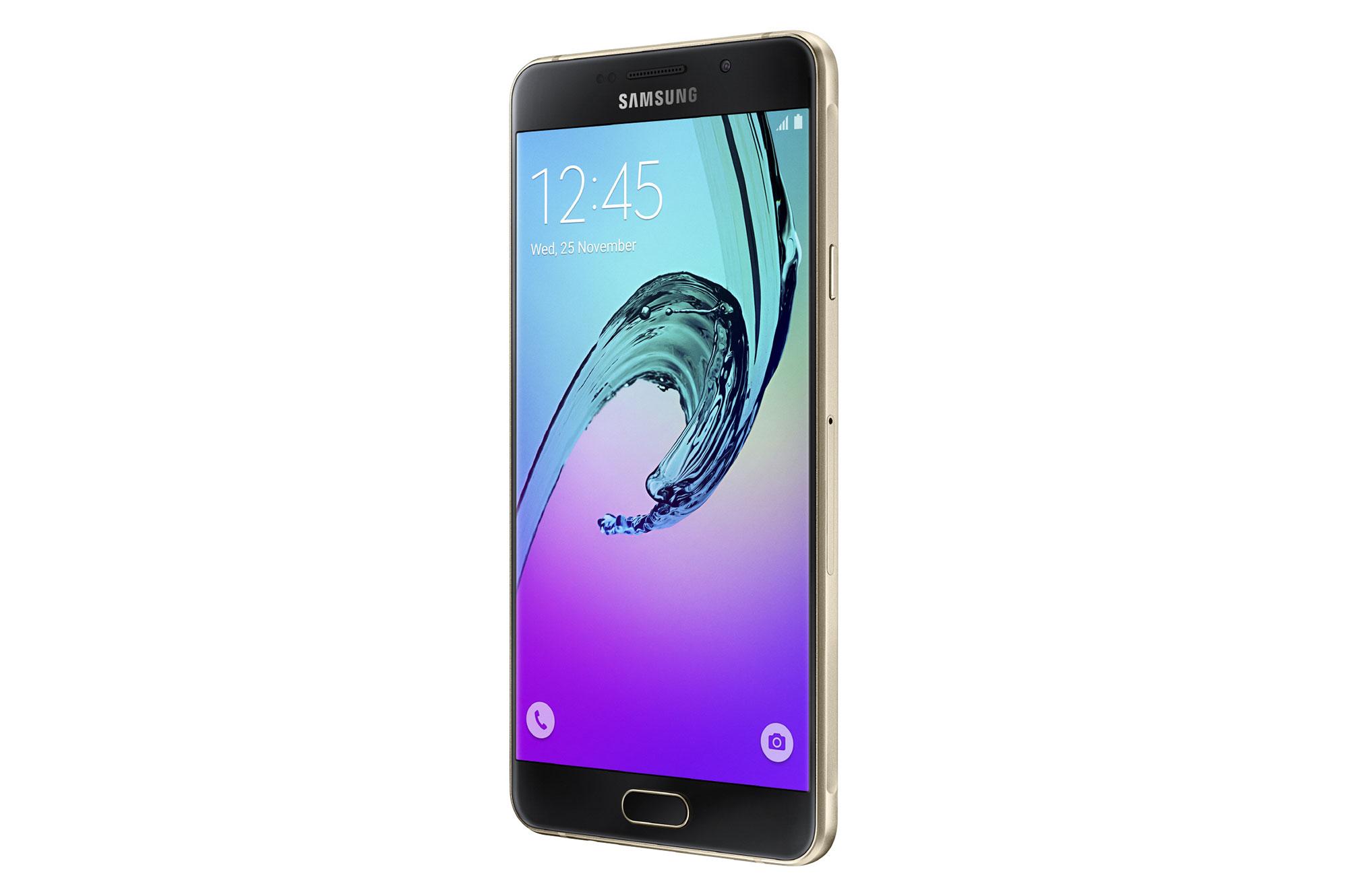 Samsung Galaxy A7 2016 negro y oro