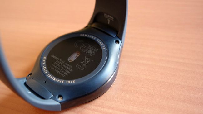 Trasera del Samsung Galaxy Gear S2