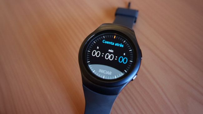 Uso cronómetro del Samsung Galaxy Gear S2