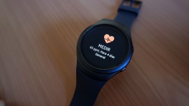 Medir frecuencia cardíaca con el Samsung Galaxy Gear S2