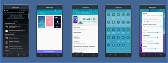 ROM personalizada para el Samsung Galaxy Note 4
