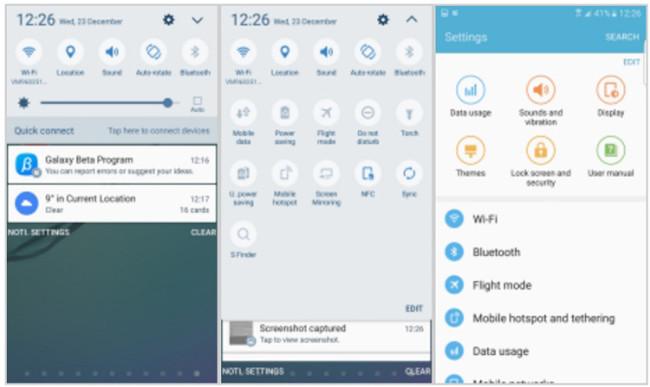 TouchWiz con Android 6.0