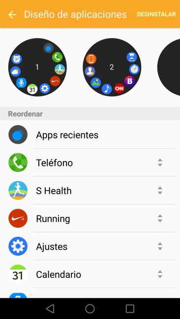 Gestión de las aplicaciones econ el Samsung Galaxy Gear S2