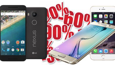 Descuentos iPhone 6s, Nexus 5x, Samsung Galaxy S6