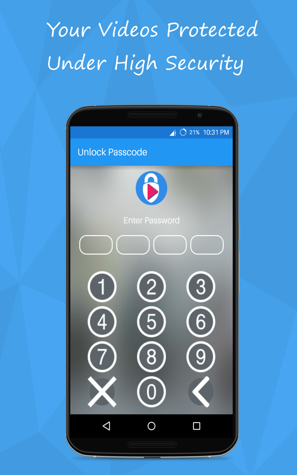 pantalla video locker