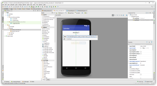 Android Studio - Modificar Views