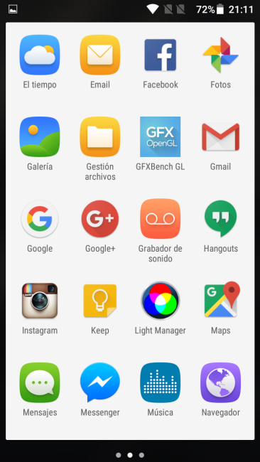 Aplicaciones del Alcatel OneTouch Pop Star
