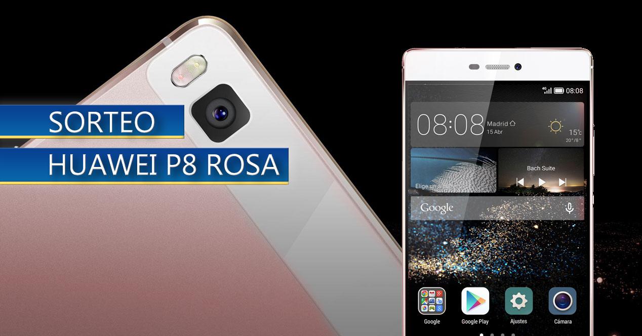 Huawei P8 Rosa sorteo
