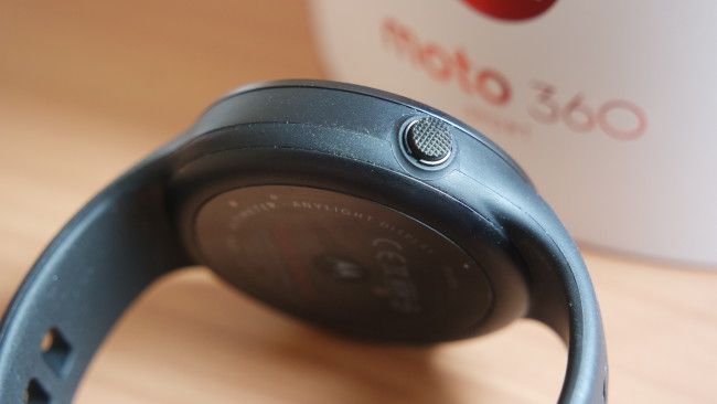 Motorola Moto 360 Sport boton home