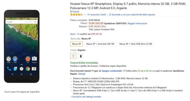 Nexus 6P barato