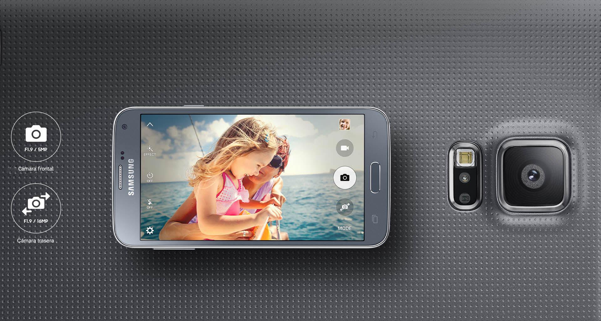 Samsung Galaxy S5 Neo detalles de cámara