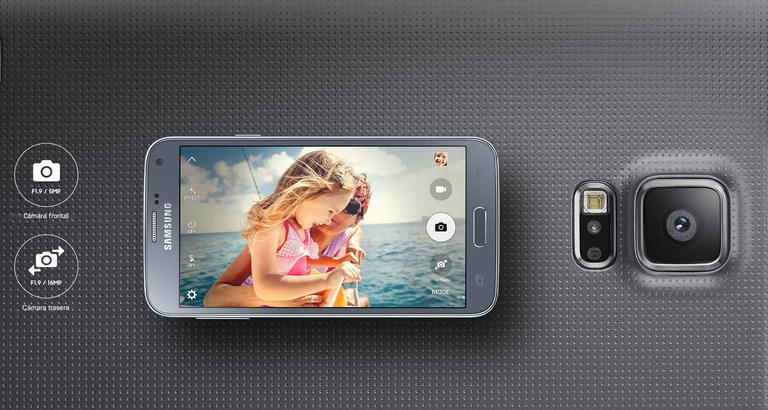 Samsung Galaxy S5 Neo detalles de cámara