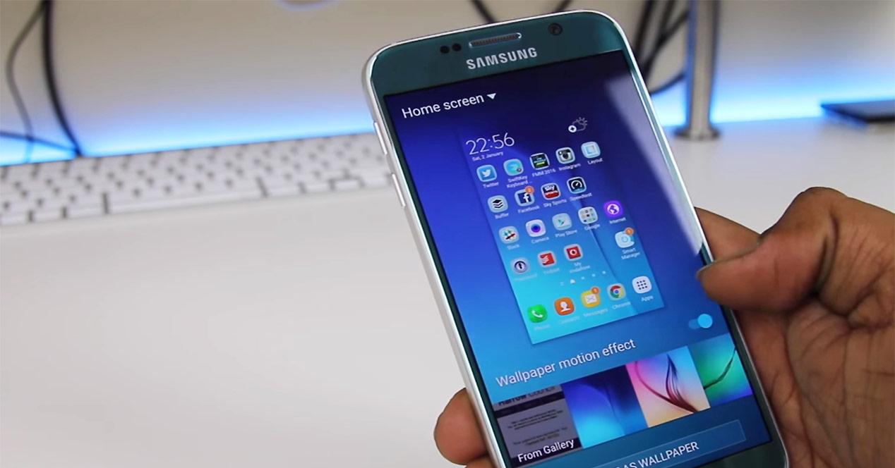 Samsung Galaxy S6 con Android 6.0.1