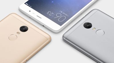 Xiaomi Redmi Note 3 en colores gris blanco y dorado