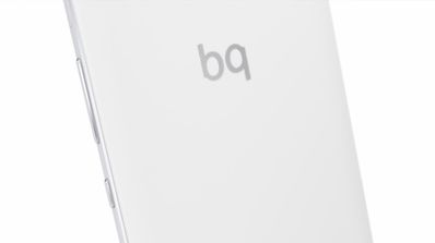 BQ Aquaris X5 trasera blanco logo