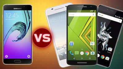 Samsung Galaxy A5 (2016), HTC One A9, OnePlus X, Motorola Moto X Play