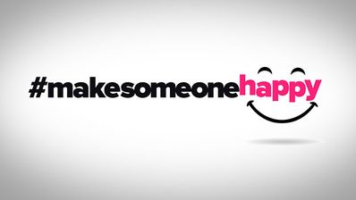 hashtag #makesomeonehappy