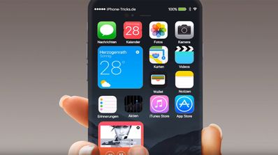 Versión de iOS 10 conceptual