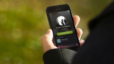 Spotify en un movil