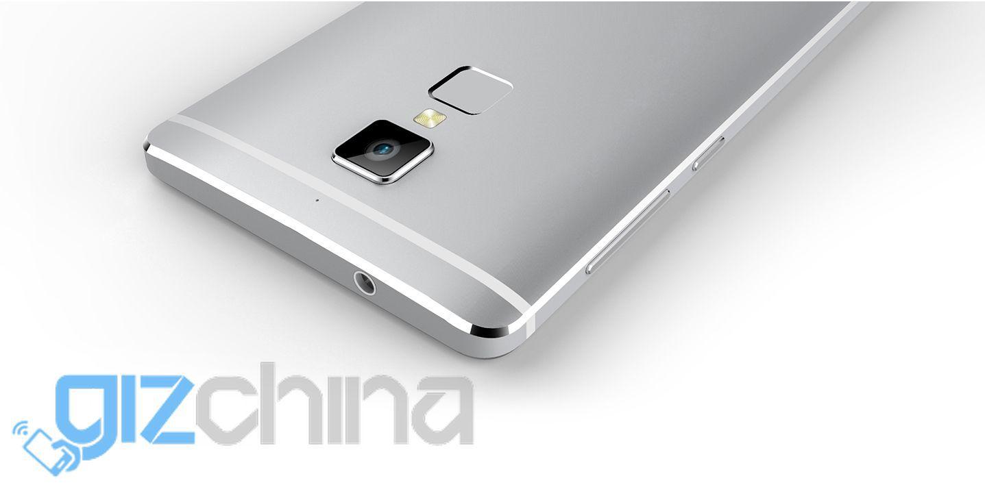 Elephone S3 vista trasera en plateado con detalle de cámara y sensor de huella dactilar