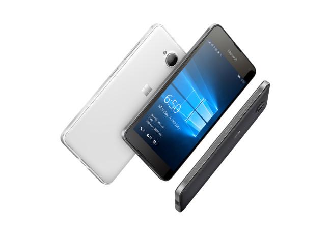 Lumia 650 blanco y negro