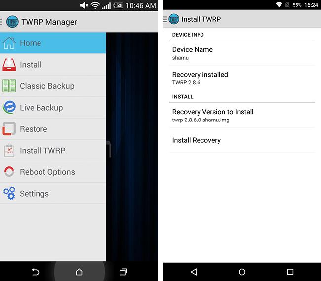 TWRP Manager App