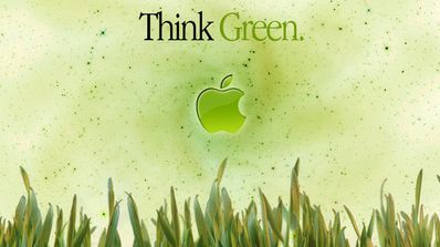 Logo de Apple en color verde