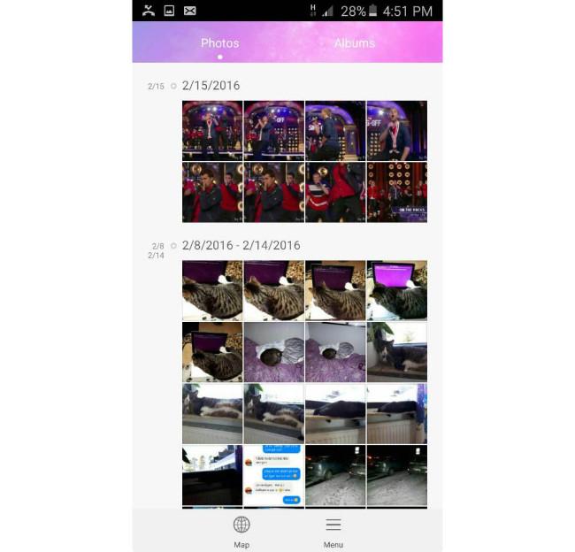 Huawei Mate 8 app de galeria