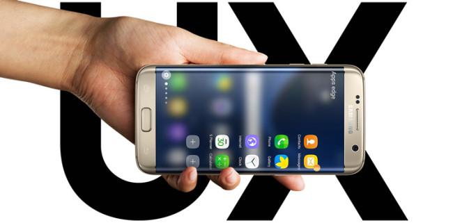 Interfaz gráfica del Samsung Galaxy S7