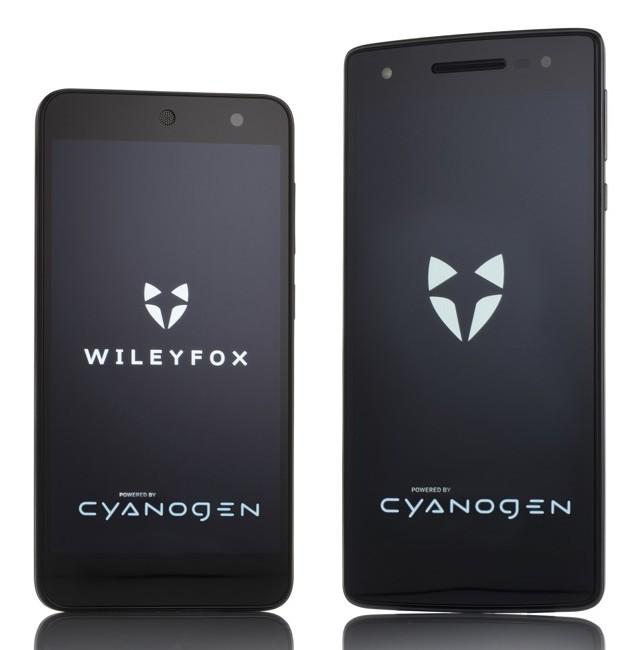 Wileyfox Storm y Swift con logo de cyanogen OS