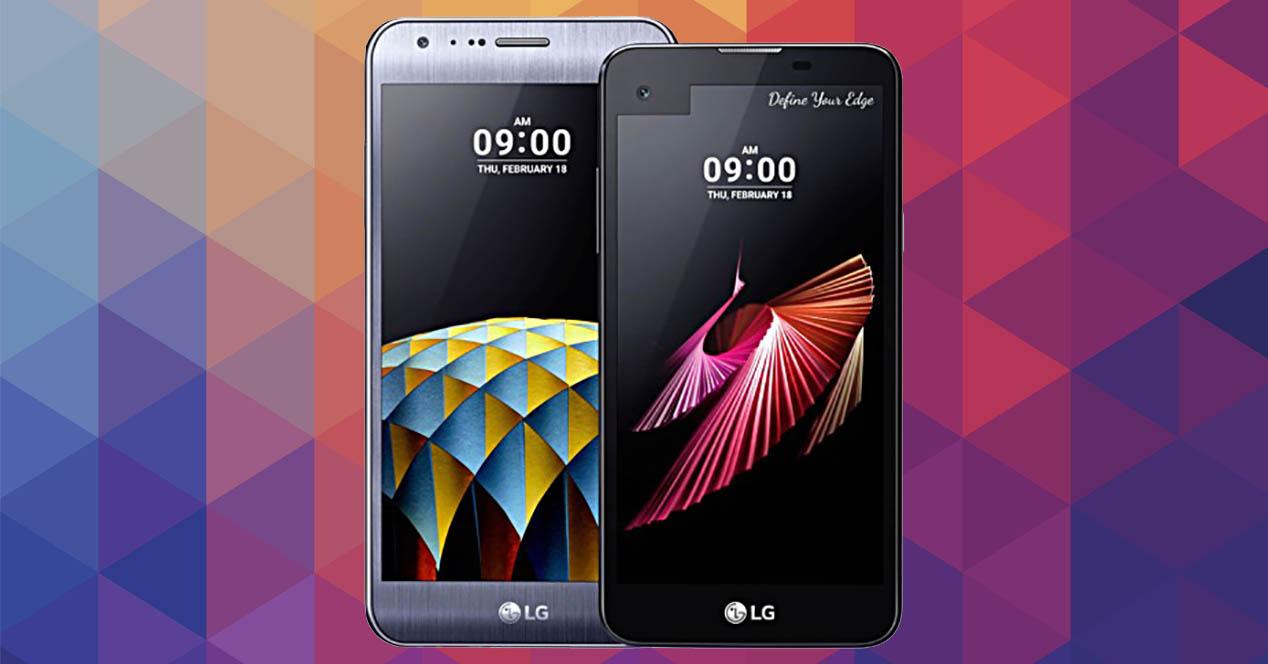 móviles LG gama X