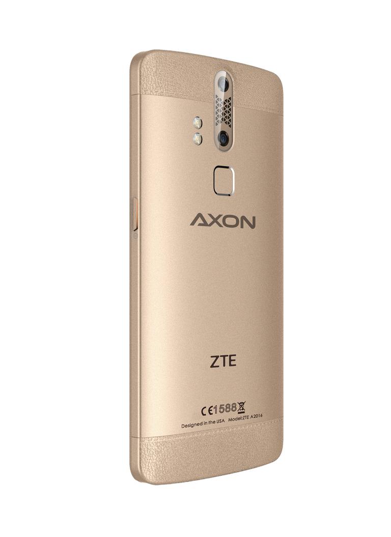 ZTE Axon Elite oro perfil