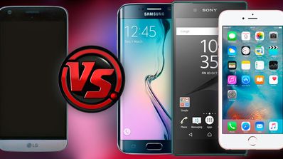 Comparativa LG G5 vs Galaxy S6 edge, Xperia Z5 e iPhone 6s