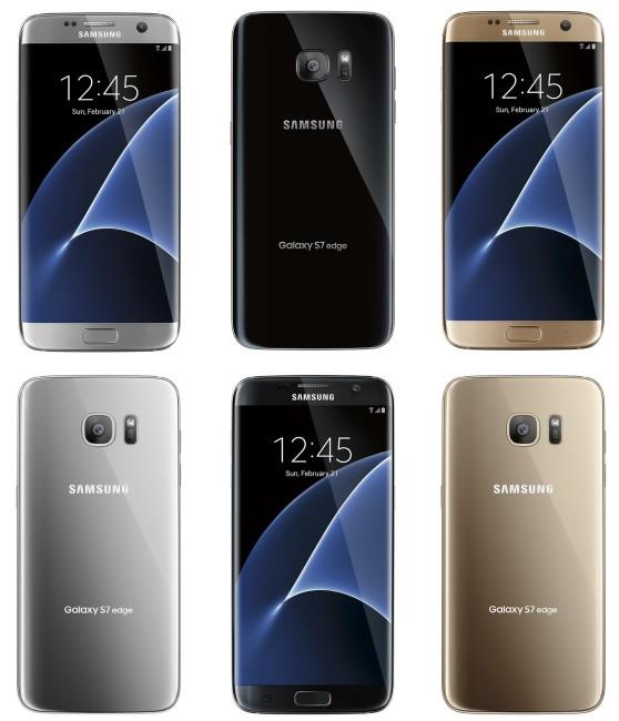 Samsung Galaxy S7 edge renders