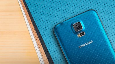 Samsung Galaxy S5 de color azul