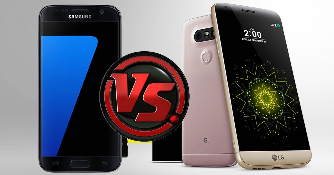 Galaxy S7 comparativa frente al LG G5