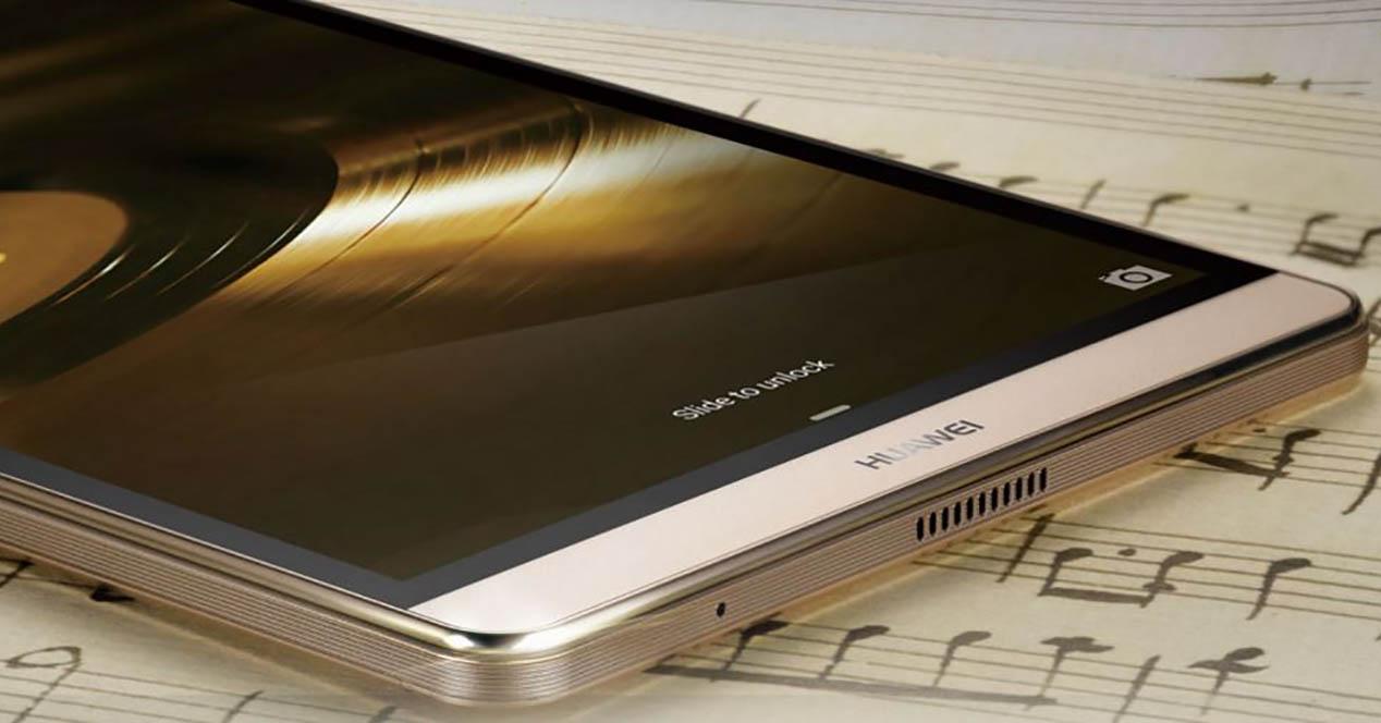 Huawei MediaPad M2 color dorado