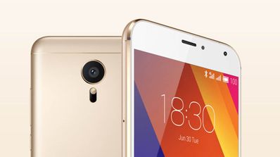 Meizu mx5 dorado