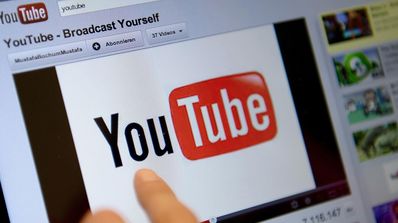 yotube en la pantalla