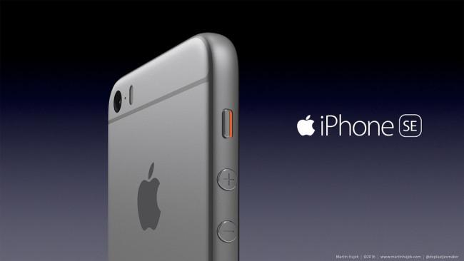iPhone SE concepto de diseño
