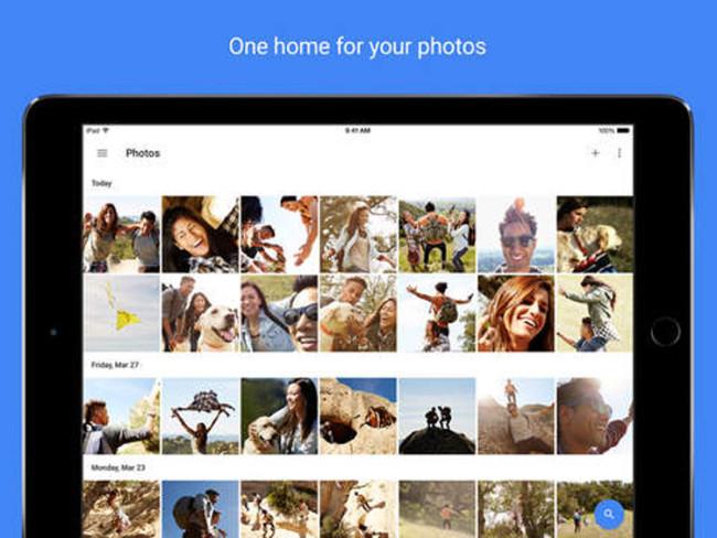 App Google Photos para iOS