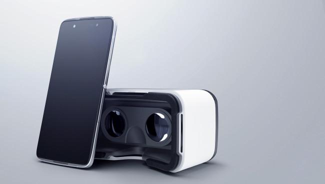 Alcatel Idol 4S con gafas de realidad virtual