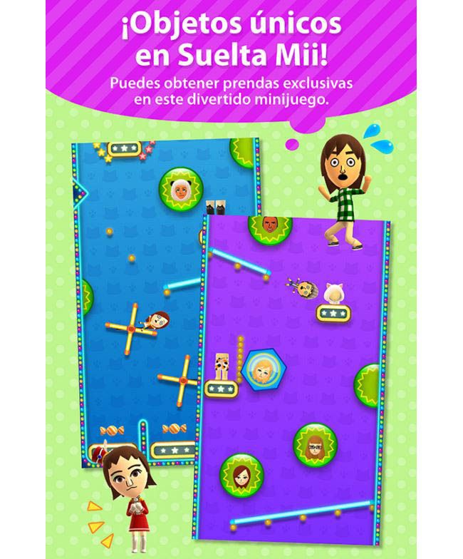 Miitomo mini juego suelta Mii